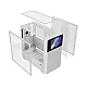 SAMA V Play 4367 Mid Tower Case ATX, With Monitor 7 inch - White (BTF)