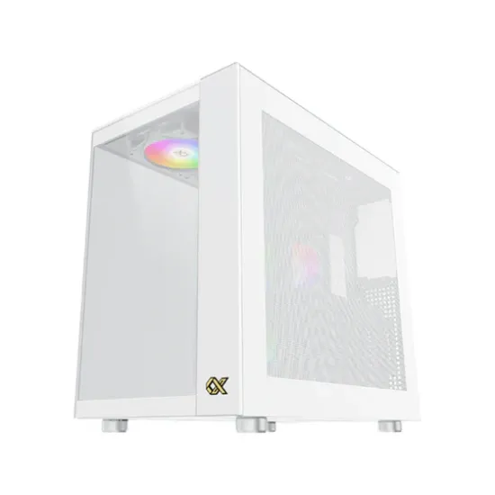 Xigmatek AQUA Ultra Glass, Arctic Mid Tower Case - White