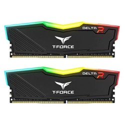 T-Force Delta 16GB RGB (2 x 8GB) DDR4 3600MHz RAM (Black)