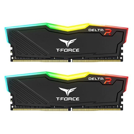 T-Force Delta 32GB RGB (2 x 16GB) DDR4 3600MHz RAM (Black)