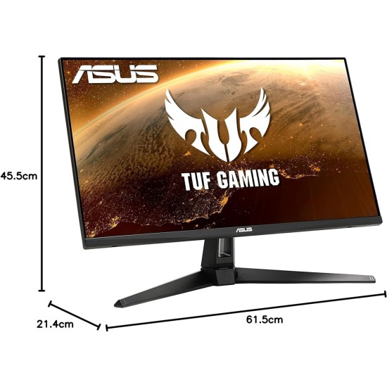 شاشة ASUS TUF GAMING VG27AQ3A مقاس 27 بوصة 2K (2560 × 1440) 180 هرتز 1 مللي ثانية IPS