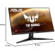 شاشة ASUS TUF GAMING VG27AQ3A مقاس 27 بوصة 2K (2560 × 1440) 180 هرتز 1 مللي ثانية IPS