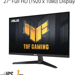 شاشة ASUS TUF Gaming VG279Q3A-W 27 FHD (1920x1080) 180Hz 1Ms Fast IPS، شاشة بيضاء