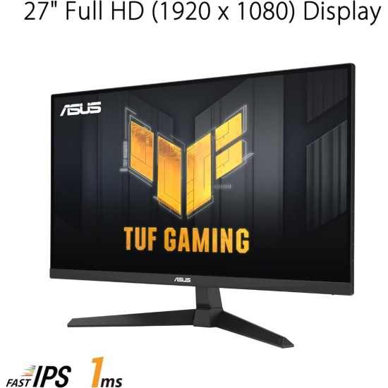 شاشة ASUS TUF Gaming VG279Q3A-W 27 FHD (1920x1080) 180Hz 1Ms Fast IPS، شاشة بيضاء