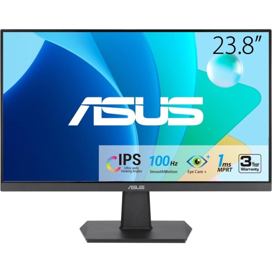 شاشة ASUS 24 VA24EHF 100Hz 1Ms FHD (1920x1080P) مسطحة IPS