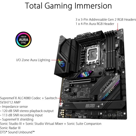 ASUS ROG STRIX B760-F GAMING WIFI ASUS ROG STRIX B760-F GAMING WIFI