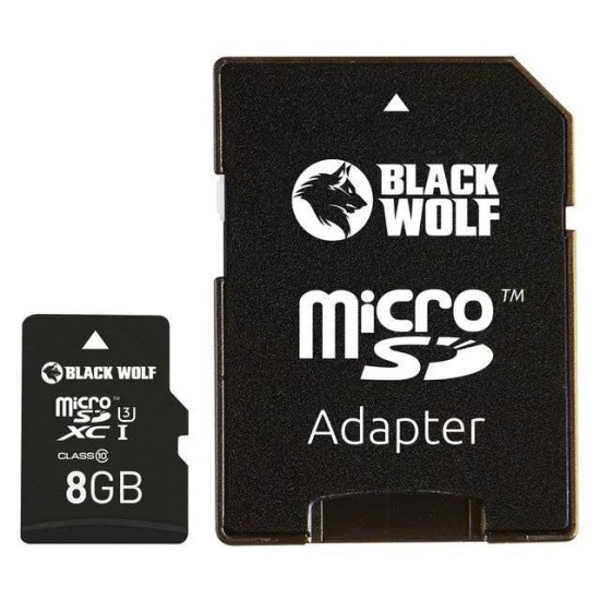 Black Wolf : MicroSDXC Card (8GB)