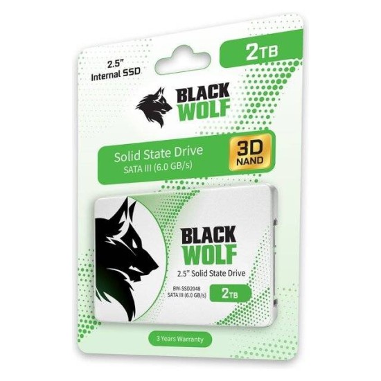 Black Wolf: 2.5" SSD SATA III (2TB)