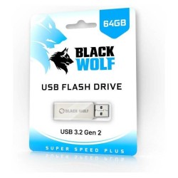 Black Wolf : USB Flash Drive (3.2 Gen 2) - 64GB