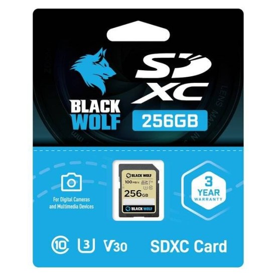 Black Wolf : SDXC Card (256GB)