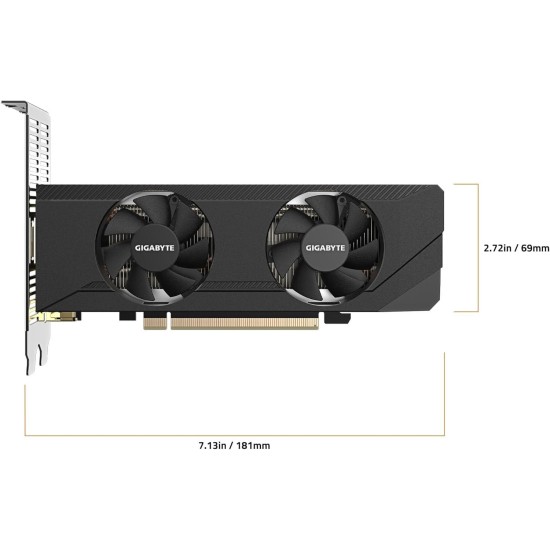 GIGABYTE GeForce RTX 3050 OC Low Profile 6G 