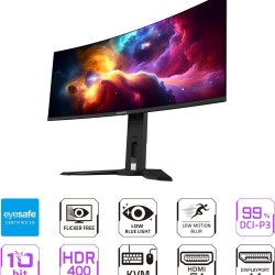 Gigabyte 34" WQHD OLED 240 Hz Ultrawide Curved Gaming Monitor (Black)