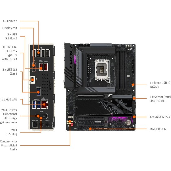 M.B GIGABYTE Z890 EAGLE WIFI7 1851 LGA