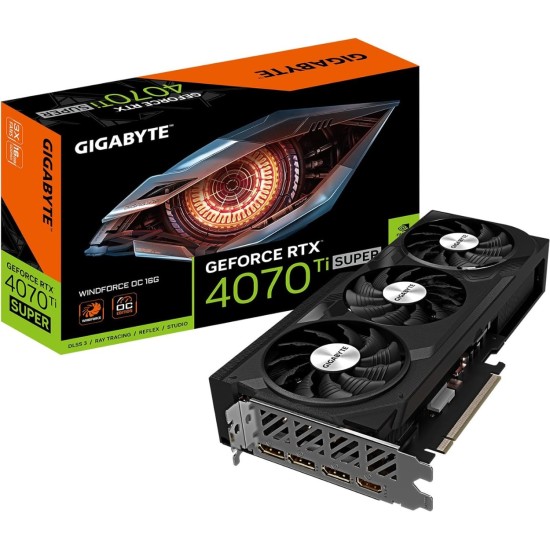 GIGABYTE GeForce RTX 4070 Ti Super WINDFORCE OC 16G