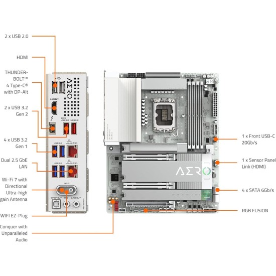 Gigabyte Z890 AERO G, Motherboard Gigabyte Z890 AERO G, Motherboard