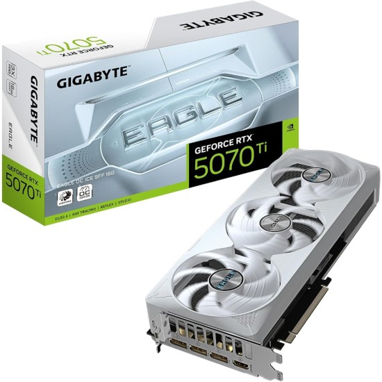 Gigabyte GeForce RTX™ 5070 Ti EAGLE OC ICE SFF 16G Gigabyte GeForce RTX™ 5070 Ti EAGLE OC ICE SFF 16G