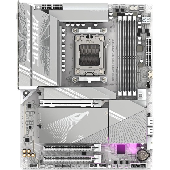 Gigabyte X870 AORUS ELITE WIFI7 ICE, Motherboard Gigabyte X870 AORUS ELITE WIFI7 ICE, Motherboard