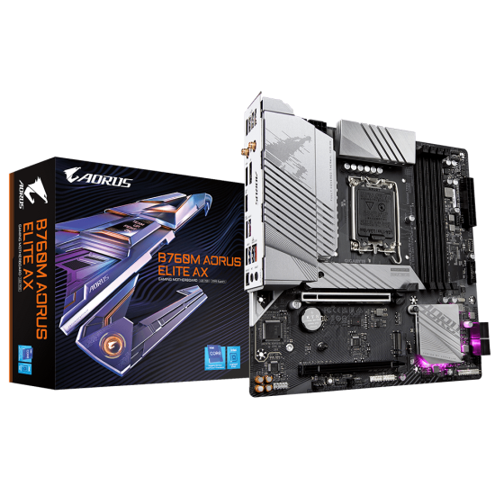 M.B GIGABYTE B760M AORUS ELITE AX