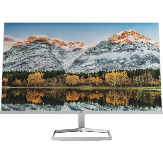 شاشة HP M27fw مقاس 27 بوصة بنسبة عرض إلى ارتفاع 16:9 مع تقنية FreeSync و IPS