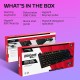 HyperX Alloy Origins PBT HX Red - لوحة مفاتيح ميكانيكية للألعاب