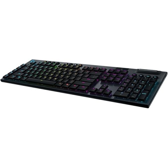 لوحة مفاتيح الألعاب الميكانيكية Logitech G915 LIGHTSPEED RGB، مفتاح مفتاح اللمس GL منخفض المستوى، LIGHTSYNC RGB، دعم LIGHTSPEED اللاسلكي والبلوتوث المتقدم - اللمس