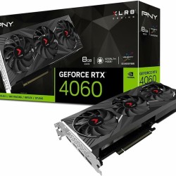 PNY GeForce RTX™ 4060 8GB XLR8 Gaming VERTO™ Triple Fan