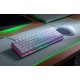 Razer Huntsman Mini - إصدار Mercury - لوحة مفاتيح الألعاب الضوئية بنسبة 60% (مفتاح أحمر خطي) - عبوة FRML