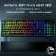 لوحة مفاتيح الألعاب Razer Ornata V3 X: مفاتيح منخفضة المستوى - مفاتيح غشائية صامتة - مقاومة للانسكاب - إضاءة Chroma RGB - مسند معصم مريح