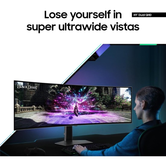 Samsung Odyssey OLED G9 49 1440p HDR 240 Hz Curved Ultrawide Gaming Monitor