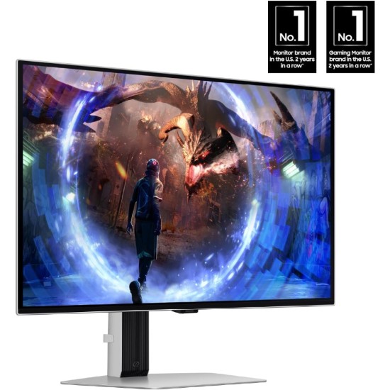 Samsung Odyssey OLED G6 G60SD 27" 1440p 360 Hz Gaming Monitor (Silver)