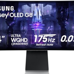 Samsung Odyssey OLED G8 34 1440p HDR 175 Hz Curved Ultrawide Gaming Monitor