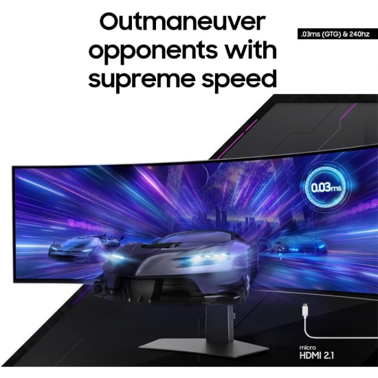 Samsung Odyssey OLED G9 49 1440p HDR 240 Hz Curved Ultrawide Gaming Monitor