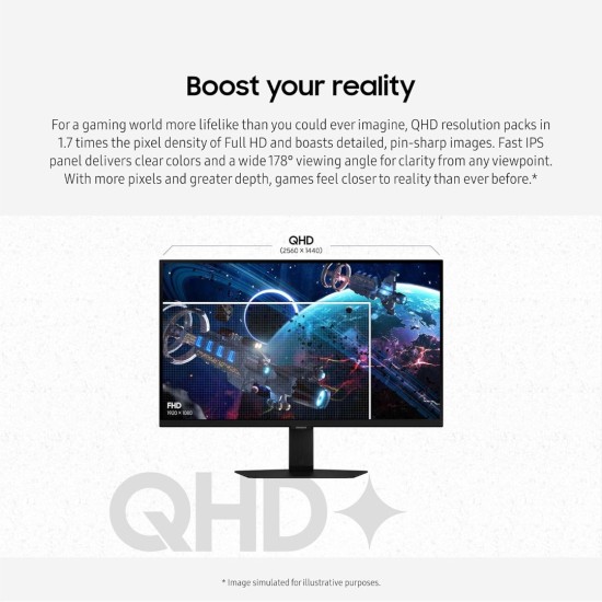 Samsung Odyssey G50D 32 1440p HDR 180 Hz Gaming Monitor