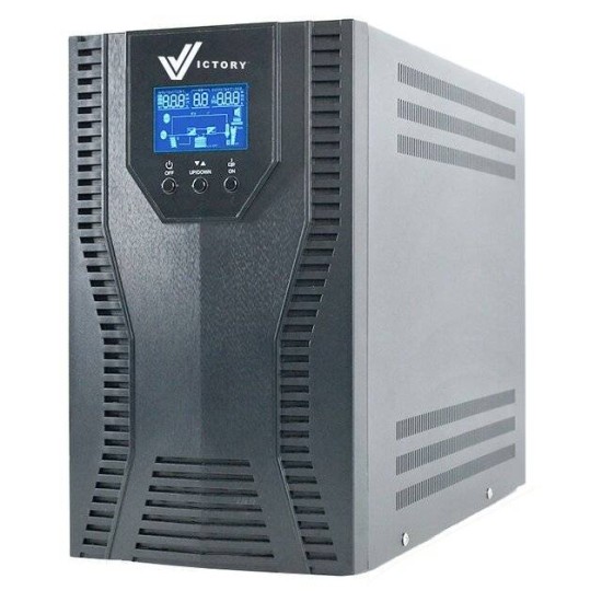 وحدة UPS عبر الإنترنت Victory Power 2KVA 2000W (6 بطاريات 2.45 كجم)