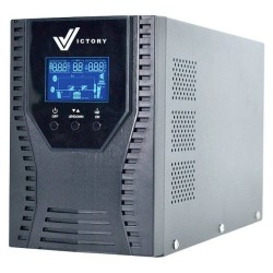 وحدة UPS عبر الإنترنت Victory Power 1KVA 1000W (3 بطاريات 2.45 كجم)