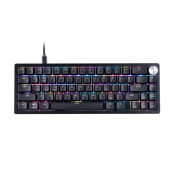 XPG Sorcerer Mini Black 65% Form Factor Triple Layered Damping Foam 66 Keys (ANSI)67 Keys(ISO) Detachable USB