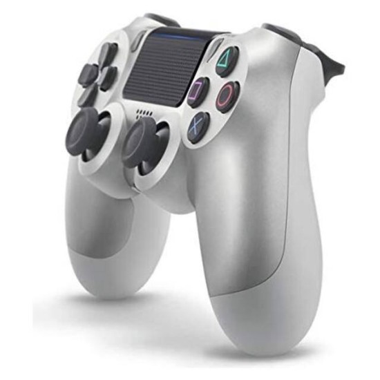 وحدة تحكم لاسلكية DualShock 4 لجهاز PS4 (فضية)