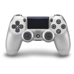 وحدة تحكم لاسلكية DualShock 4 لجهاز PS4 (فضية)