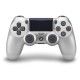 وحدة تحكم لاسلكية DualShock 4 لجهاز PS4 (فضية)