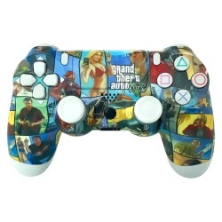 وحدة تحكم لاسلكية Dualshock 4 لجهاز PS4 (GTA V)