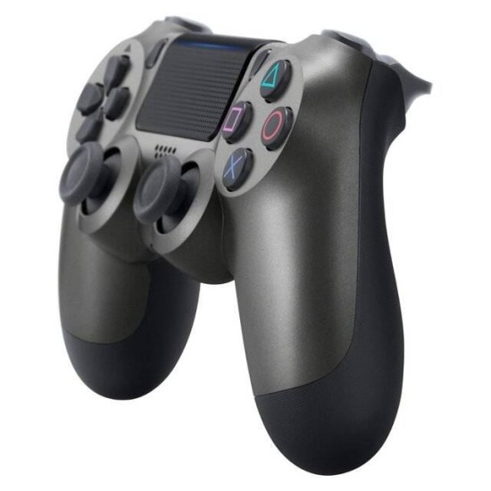 وحدة تحكم لاسلكية DualShock 4 لجهاز PS4 (أسود فولاذي)