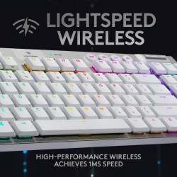 لوحة مفاتيح الألعاب الميكانيكية Logitech G G915 TKL LIGHTSPEED اللاسلكية RGB الميكانيكية (GL اللمس)