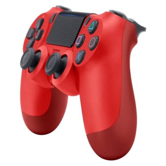 وحدة تحكم لاسلكية DualShock 4 لجهاز PS4 (أحمر)