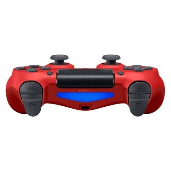 وحدة تحكم لاسلكية DualShock 4 لجهاز PS4 (أحمر)