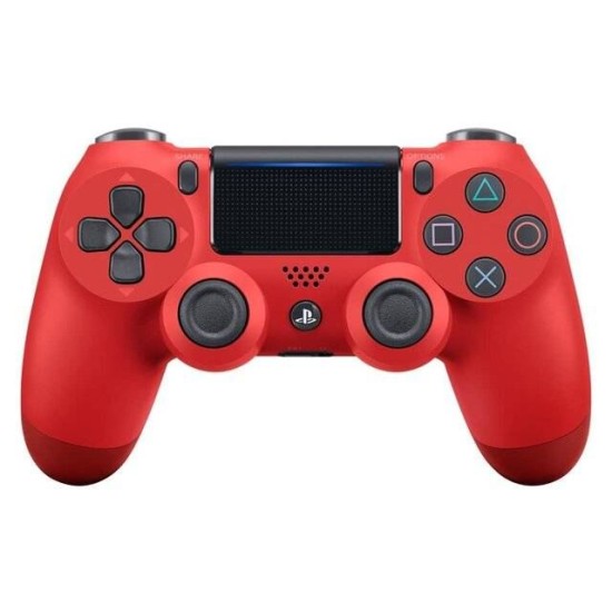 وحدة تحكم لاسلكية DualShock 4 لجهاز PS4 (أحمر)