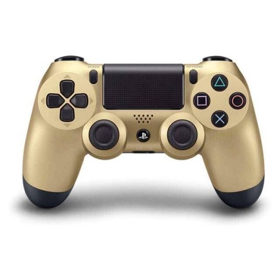 وحدة تحكم لاسلكية DualShock 4 لجهاز PS4 (ذهبي)