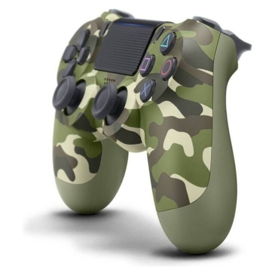 وحدة تحكم لاسلكية DualShock 4 لجهاز PS4 (لون أخضر مموه)