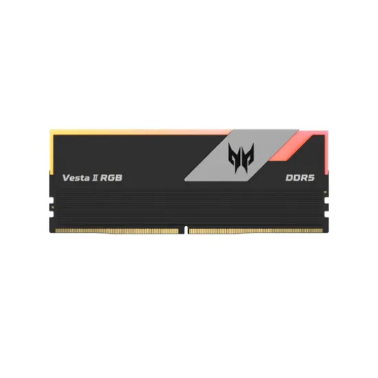 Acer Predator Vesta II DDR5 RGB RAM 32GB (16GBx2) 7200MHz - CL34 Black, XMP & EXPO