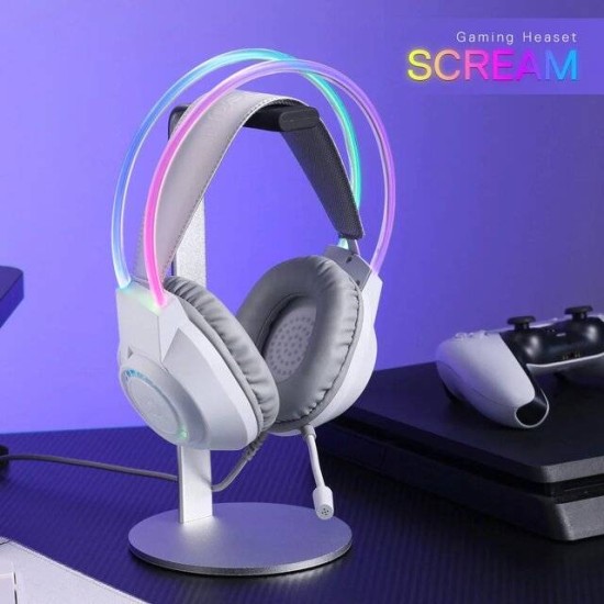 Redragon H231 Scream [3.5mm] Headset (White)