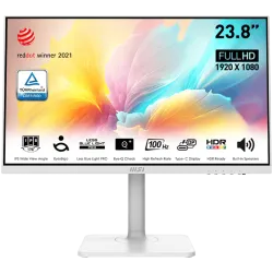 MSI Modern MD2412P, 24", 1920 x 1080 (FHD) IPS, FreeSync, HDR Ready, 100Hz